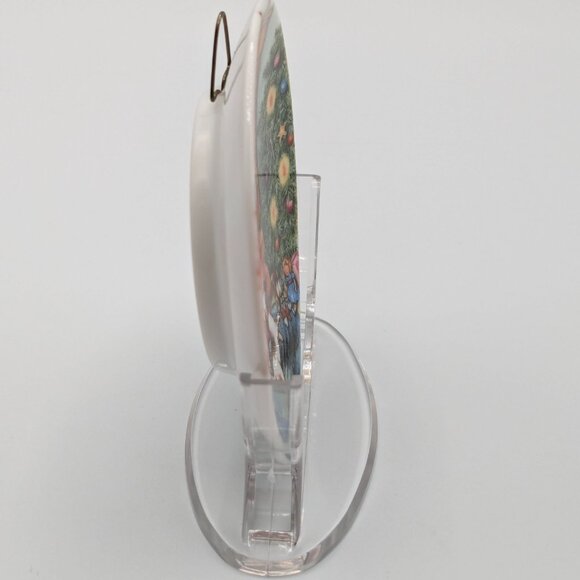 Hallmark Keepsake Morning of Wonder 1989 Miniature Porcelain Plate 3rd in Series - Picture 4 of 11